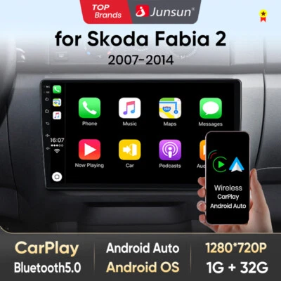 Android13 Autoradio Für Skoda Fabia II 2008-2013 GPS NAVI Sat SWC WIFI DAB+ 32GB - Bild 1 von 4