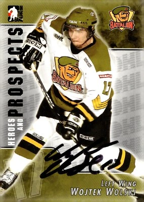 Wojtek Wolski - Signed 2004-05 In The Game Heroes And Prospects Card #110 - Image 1 of 2
