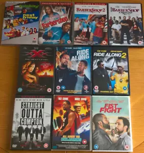 Ice Cube 12x DVD Collection Friday 1-3 Barbershop Ride Along Compton more R2 - Picture 1 of 1