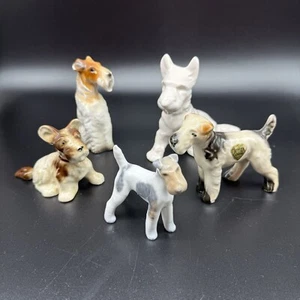 Vtg Royal Copenhagen Styson + More Terrier Porcelain Dog Figurines Lot of 5 - Picture 1 of 21