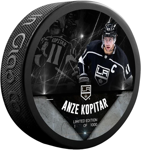Anze Kopitar Los Angeles Kings UnSigned Fanatics Exclusive Player Puck LE/1000 Cover
