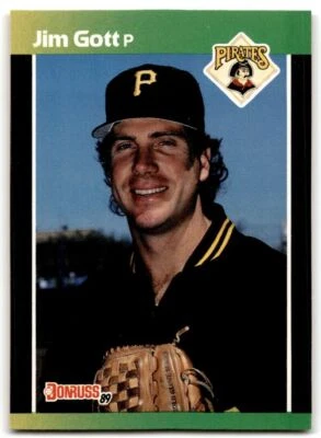1989 Donruss Jim Gott , Pittsburgh Pirates #362 - Image 1 of 2