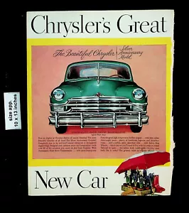 1949 Chrysler Silver Prestomatic Fluid Drive Transmission Vintage Print Ad 27040 - Picture 1 of 1