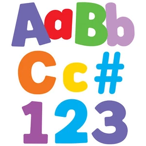 Carson Dellosa 4in Color Splash Combo Pack Bulletin Board Letters (219 pieces) - Picture 1 of 4