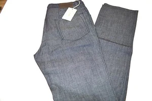 NEW BRIONI Jeans -LIVIGNO 9101- 100% Cotton Size 40 Us 56 Eu - Picture 1 of 4