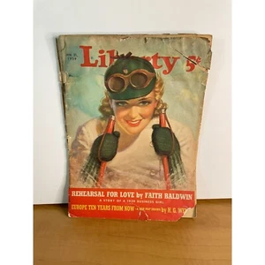 Liberty Magazine - Jan 21, 1939 - H.G. Wells - Skiing GGA - Faith Baldwin - Imagen 1 de 1