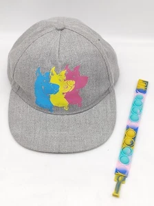 Scoob Doo Gris Rosa Azul Amarillo Retro Snapback Sombrero Unisex Por Scoob Bubblepop Juguete - Imagen 1 de 9