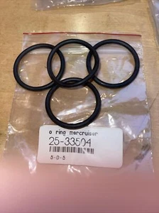 QUICKSILVER,MERCURY MARINE,O-RING @4;P/N 25-33504. - Picture 1 of 3