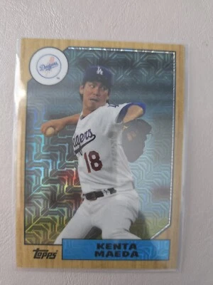 2017 Topps Silver Pack Kenta Maeda Los Angeles Dodgers #87-KM Mojo Refractor  - Image 1 of 2