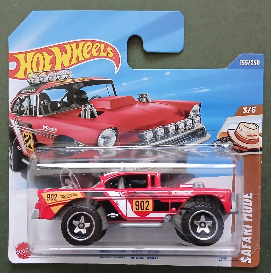 HOT WHEELS 2025 BIG-AIR BEL-AIR, ROJO, TARJETA CORTA. Foto 1 de 1