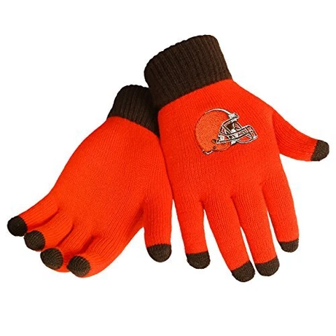 NFL Cleveland Browns Solid Knit Glove One Size Cover