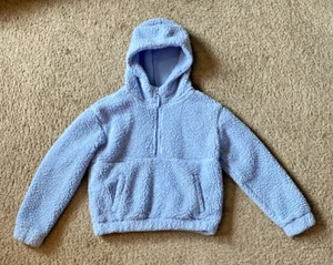 Mondetta Girls Blue Hooded/Pullover/Kangaroo Pocket/Jacket /Size M (10-12) - Picture 1 of 7