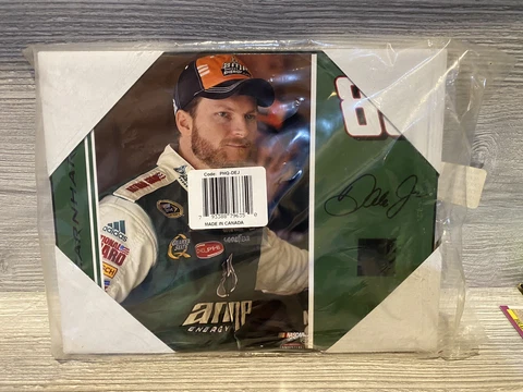 Dale Earnhardt Jr Used Tire Collectible Plaque Picture Amp Energy Cover