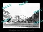 Old Large Historic Photo Of El Dorado Kansas View Of Central Ave & Stores C1940