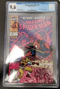 CGC 9.6 (NM+) Amazing Spider-Man #335 (1990) Sinister Six (Part 2) White Pages - Picture 1 of 3