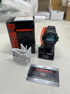Reloj Casio G-Shock Hombre Resistente Solar Atómico Negro Resina Banda 50mm GW6900-1 NUEVO - Imagen 1 de 9