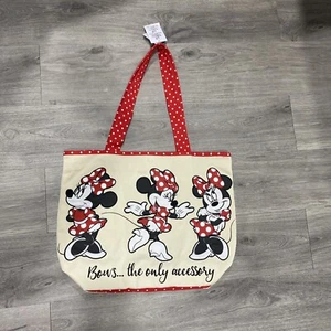 Bolso de Mano de Lona Minnie Mouse de los Parques Disney... El Único Accesorio Nuevo con Etiquetas - Imagen 1 de 4