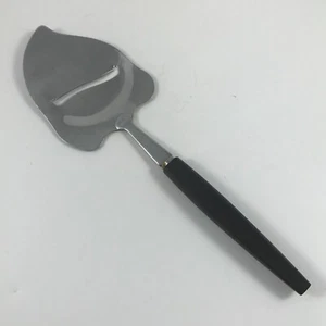 Vintage Edelstahl KÄSEHOBEL SCHNEIDER SERVIERER runder TEAKGRIFF - Japan Mid Century - Bild 1 von 2