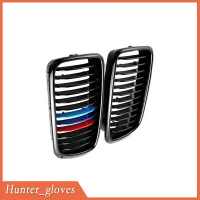 Se adapta a BMW 740i 740iL 750iL 2 piezas parachoques delantero rejilla inferior parrilla de riñón Foto 1 de 4