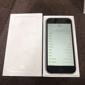 TELEFONO CELLULARE APPLE IPHONE 6 16GB A1586 - Rete Sconosciuta/Sconosciuta ID Apple - Foto 1 di 11
