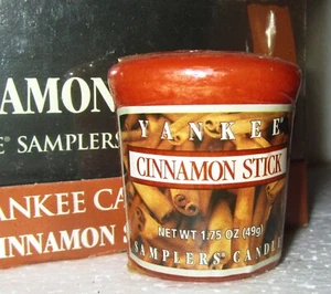 LOT OF 6 Yankee Candle Retired "CINNAMON STICK" Food ~ Sampler Votives ~RARE~NEW - Picture 1 of 1