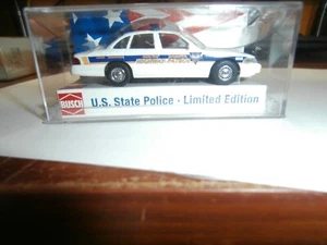 BUSCH 1:87 # 49073 U.S. STATE POLICE-LIMITED EDITION FORD CROWN-SOUTH DAKOTA - Picture 1 of 3
