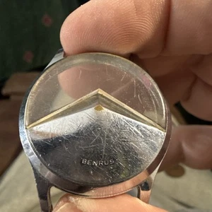 Benrus 33mm Chevron Dial O Rama Vintage Case Only No Back See Pics F10 - Picture 1 of 7