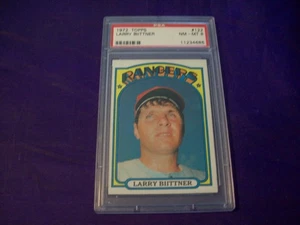 1972 TOPPS #122 LARRY BITTNER PSA 8 - Picture 1 of 2