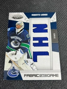 2010-11 PANINI CERTIFIED ROBERTO LUONGO PATCH #ED 6/25 - Picture 1 of 2