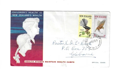 NEW  ZEALAND 1965 Cover sent from Newmarket - Health Stamps - Image 1 of 2