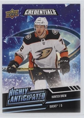 2022-23 Upper Deck Credentials Highly Anticipated Hunter Drew #HA-44 Rookie RC - Image 1 of 2