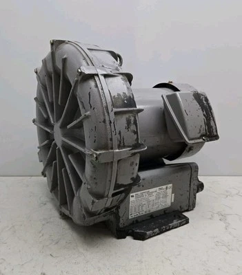 Soplador regenerativo/compresor de anillo Fuji VFC509A-7W 2,5 hp 154 CFM montaje base dañado Foto 1 de 4