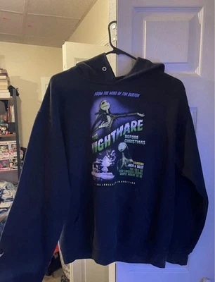 Hot Topic кошмар перед Рождеством толстовка с капюшоном пуловер размер маленький - Изображение 1 из 2