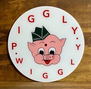 Cara de reloj de repuesto redonda de 14-3/8" Piggly Wiggly para reloj Pam ENVÍO GRATUITO - Imagen 1 de 1