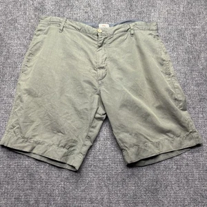 Faherty Shorts Mens 34 8" Green Lightweight Linen Blend Casual - Picture 1 of 10