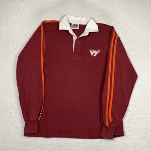 Barbarian Virginia Tech Hokies Rugby Shirt Herren Small S schwer gestreift VT - Bild 1 von 5