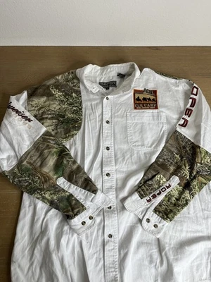 Budweiser Outdoors Realtree Reno Elk Camp 2007 Camo Flannel  - Image 1 of 4