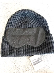 Brunello Cucinelli Damen Baby dunkelgrau Monili Kaschmir Mütze Größe Medium - Bild 1 von 6