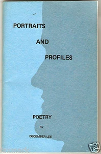 "Portraits and Profiles" Poetry by December Lee; 1979 First Edition Booklet - Picture 1 of 5