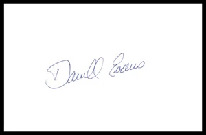 Darrell Evans Auto Autograph Tigers Signed 4x6 Index Card Authentic LOA JSA - Picture 1 of 2