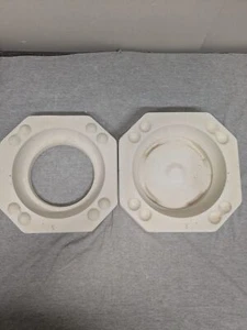 Vintage Ceramic Slip Casting Mold Of Round Box M-712 - Picture 1 of 4