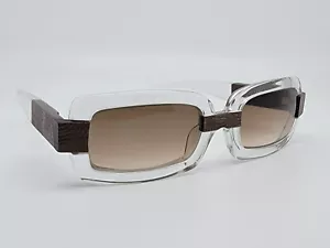 Occhiali da sole Gold & Wood Paris Zephyr 11 cristallo montatura tangani marrone sfumato - Foto 1 di 12