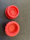 Vintage Screw On Snap On Bottle Cap Stopper Top Made In China - Lot Of 2