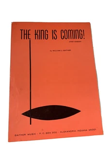 Noten 1970 2 Seiten Der König kommt 4 Teile Harmonie William J Gaither - Bild 1 von 6