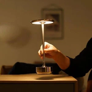 Rechargeable Table Desk Lamp LED Touch Dimmable Bedroom Night Light ?Cordless UK - Picture 1 of 9