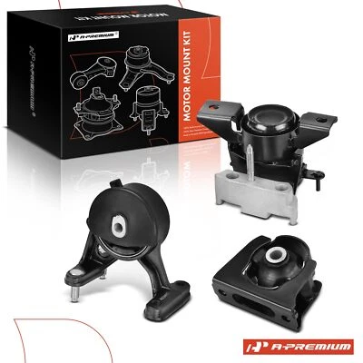 Montaje de motor lateral delantero y trasero 3 piezas para Toyota RAV4 2006-2008 L4 2,4 L AWD/4x4 Foto 1 de 4
