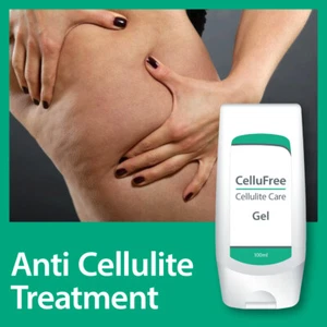 CELLUFREE CELLULITE GEL REMOVES DIMPLES LUMPS BUMPS SMOOTH GLOWING SKIN ! - Picture 1 of 2