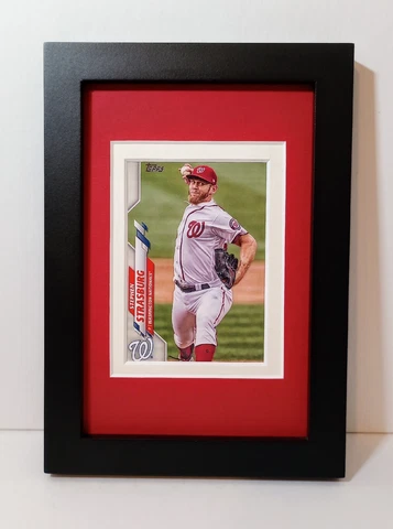 Stephen Strasburg Washington Nationals Display Custom Frame Baseball Card Plaque Cover