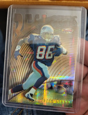 1997 Terry Glenn Atomic Refractor Bowman's Best Best Cuts Card. Card has flaws