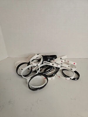Pulseras de silicona con tema nocturno de casino de 30 quilates para póker NUEVAS SIN ETIQUETAS Foto 1 de 4